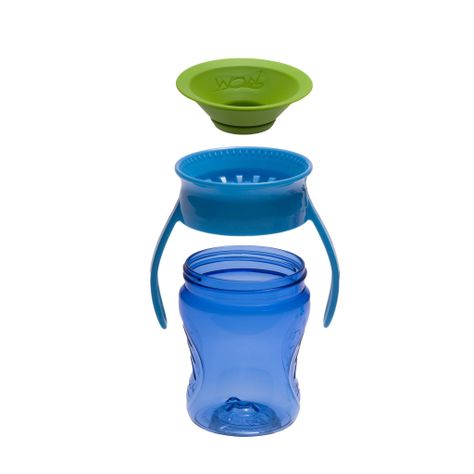 Vaso Wow Cup Baby Tritan Azul-1