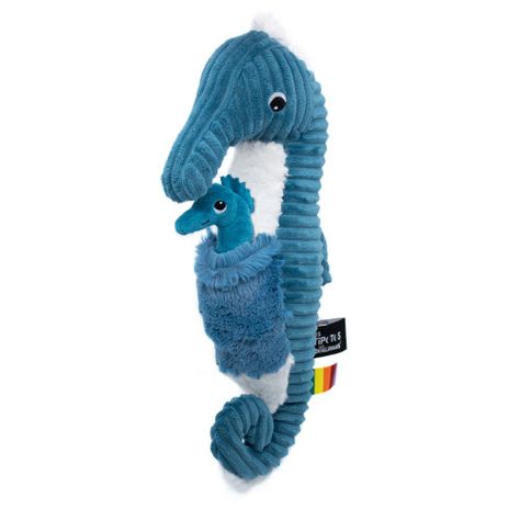 Peluche Caballito De Mar Papadou Papá Y Bebé - Azul-0