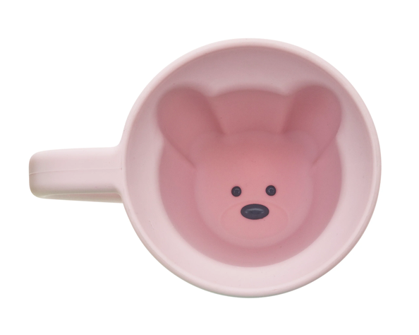 Taza De Silicona Oso Rosado-1