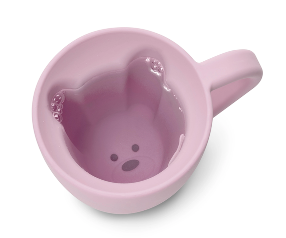 Taza De Silicona Oso Rosado-3