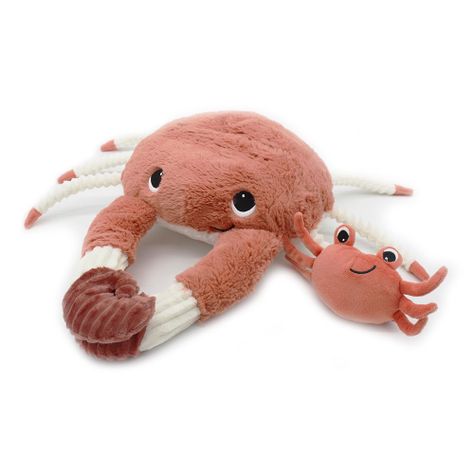 Peluche Cangrejo Cassecou Mamá Y Bebé - Terracota-0