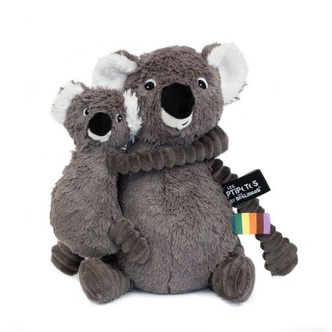 Peluche Koala Trankilou Mamá Y Bebé - Gris-0
