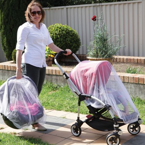 Pack De 2 Mallas Mosquiteras Coche + Portabebés-1