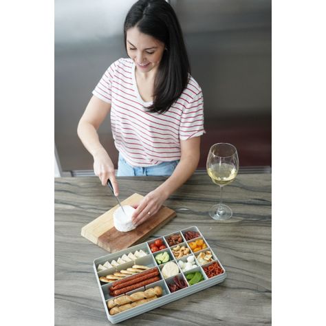 Caja Contenedora XL Para Snacks Rosado-3