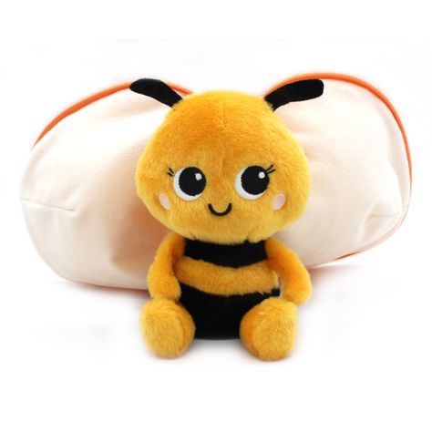 Peluche Reversible Buzzet La Abeja - Mandarina-2