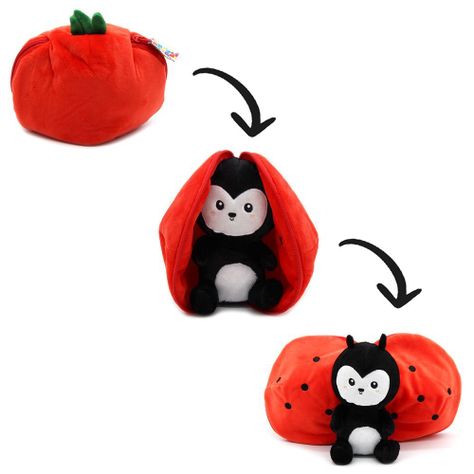 Peluche Reversible Comet La Chinita - Tomate-1