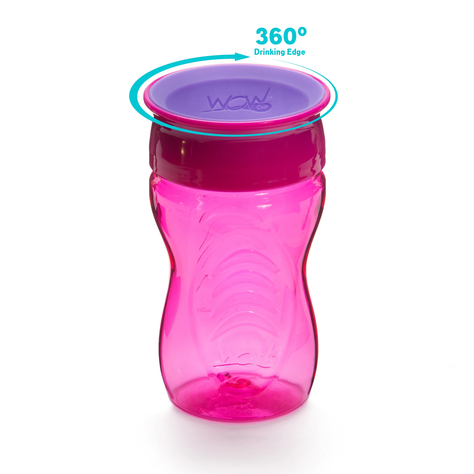 Vaso Wow Cup Kids Tritan Rosado-1