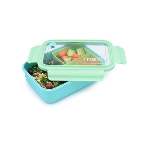 Lonchera Bento Con Divisiones Azul 1250 ml-0