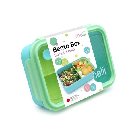 Lonchera Bento Con Divisiones Azul 1250 ml-3