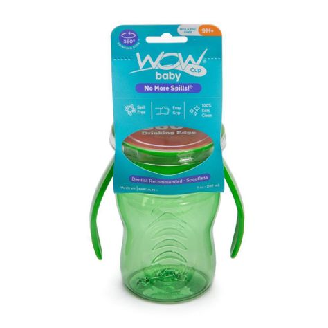 Vaso Wow Cup Baby Tritan Verde-1