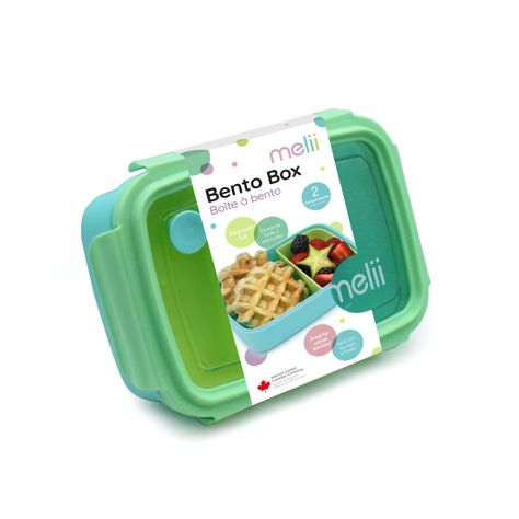 Lonchera Bento Con Divisiones Azul 880 ml-6