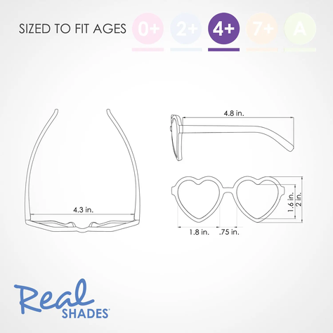 Lentes De Sol Corazones Rosados-3