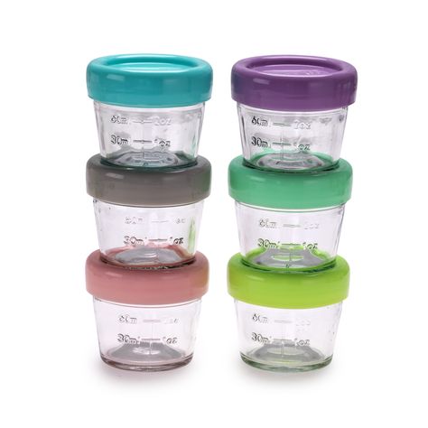 Pack De 6 Contenedores De Vidrio 118 ml-0