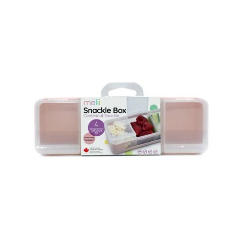 Contenedor De 4 Compartimientos Rosado-0