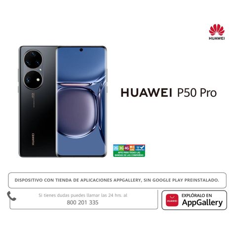 Huawei P50 Pro 256GB - Golden Black-1