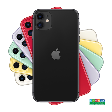 iPhone 11 64GB - Reacondicionado - Negro-1