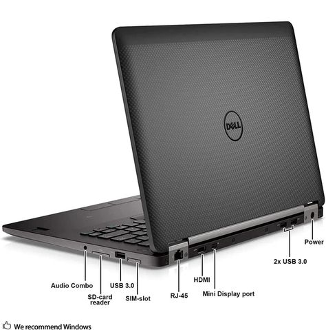 Notebook Dell Latitude E7470 i5 256GB SSD 8GB RAM 14 - Reacondicionado-1
