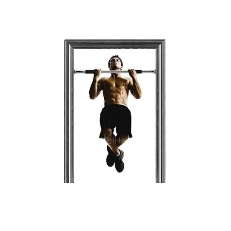 Barra De Puerta Ajustable 80-100cm Marco Dominadas-5