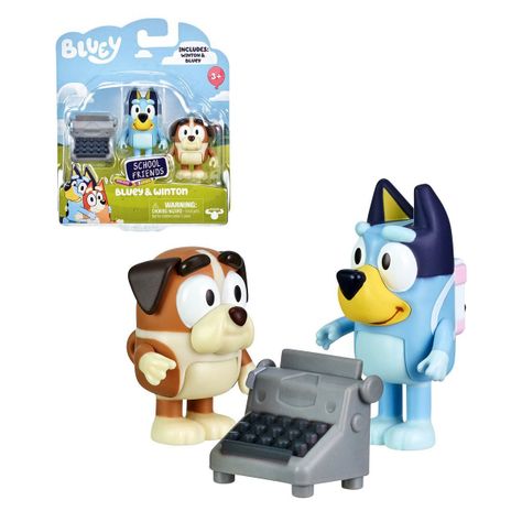 Pack 2 Figura de Acción Bluey & Winton-0