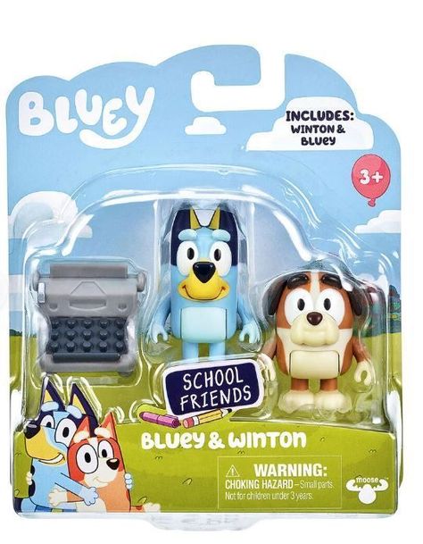 Pack 2 Figura de Acción Bluey & Winton-1