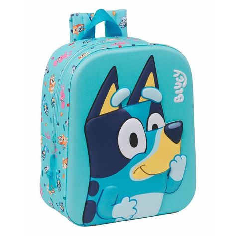 Mochila: Bluey 3D 27cm-0