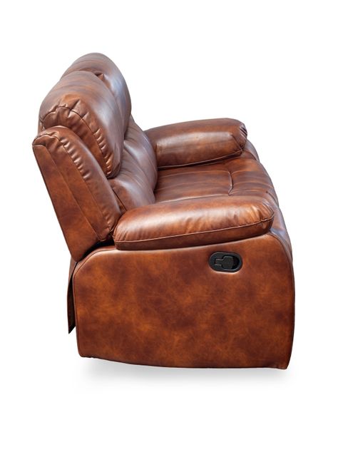 Berger reclinable de 2 cuerpos color café moro-3