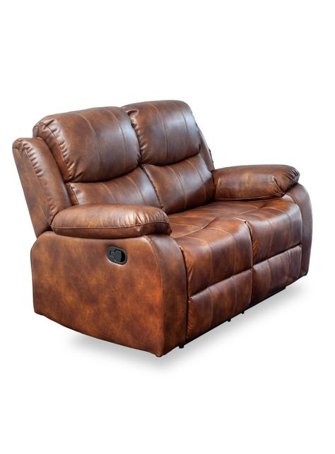 Berger reclinable de 2 cuerpos color café moro-4