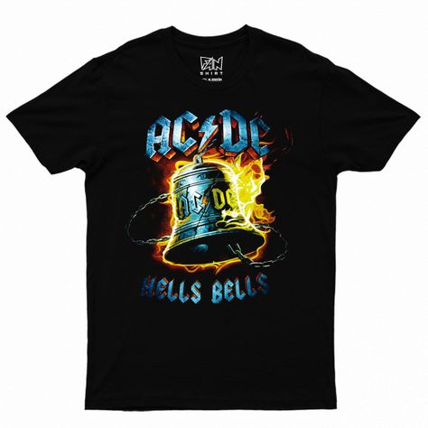 AC DC HELL BELLS ROCK POLERA FANSHIRT ADULTO -0