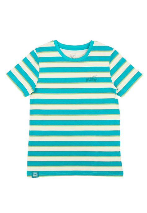 Polera jr niño listada oasis 351-0