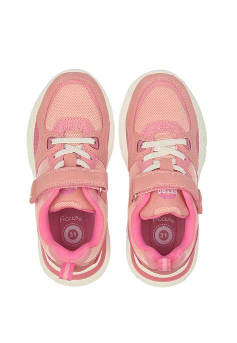 Zapatilla sport velcro elástico junior niña 916-2