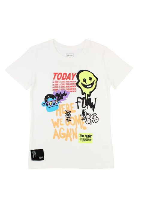 Polera kids niño estampada go 243-0
