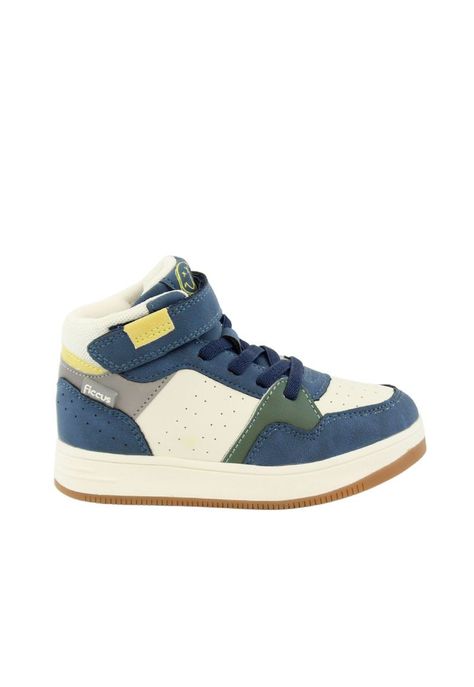 Zapatilla urbana caña velcro elástico kids niño 864-0