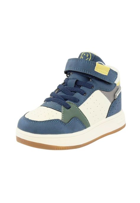Zapatilla urbana caña velcro elástico kids niño 864-1