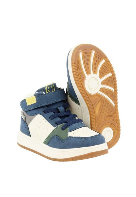 Zapatilla urbana caña velcro elástico kids niño 864-3