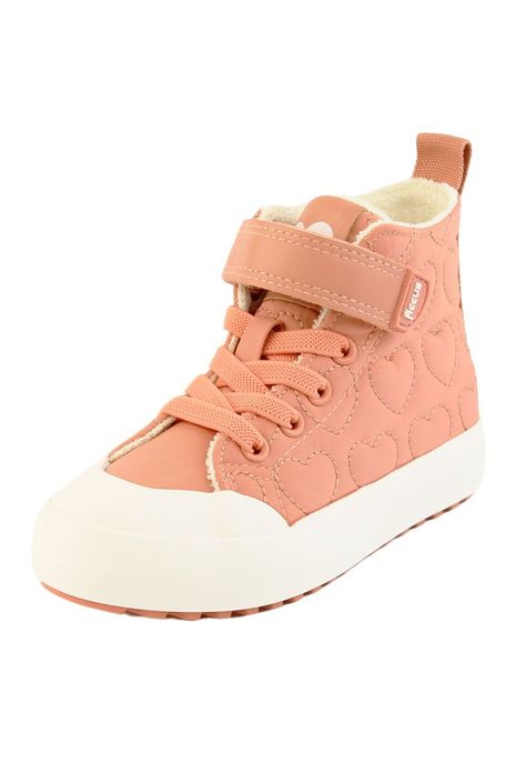 Zapatilla urbana caña velcro elastico a caminar niña 846 W24d-1