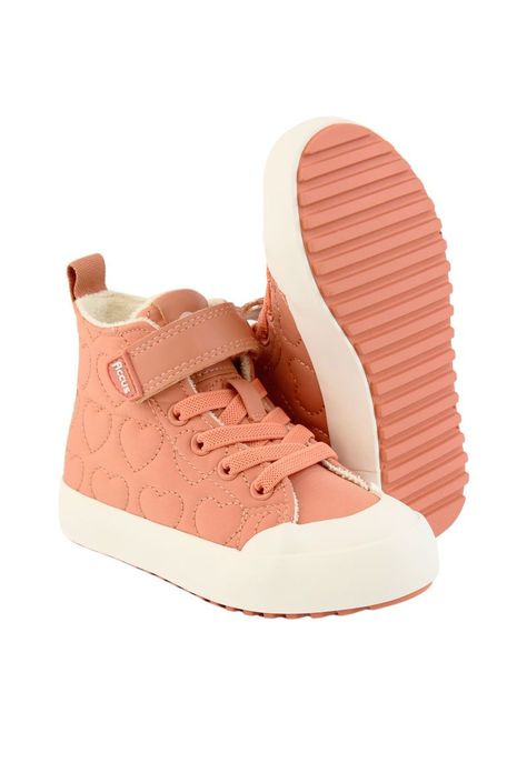 Zapatilla urbana caña velcro elastico a caminar niña 846 W24d-3