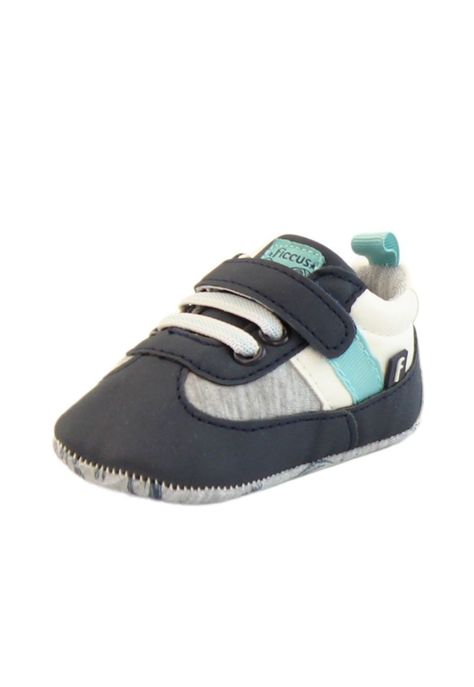 Zapatilla urbana velcro elástico newborn niño 819-0