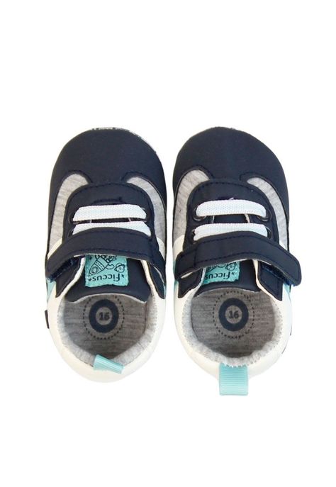 Zapatilla urbana velcro elástico newborn niño 819-1