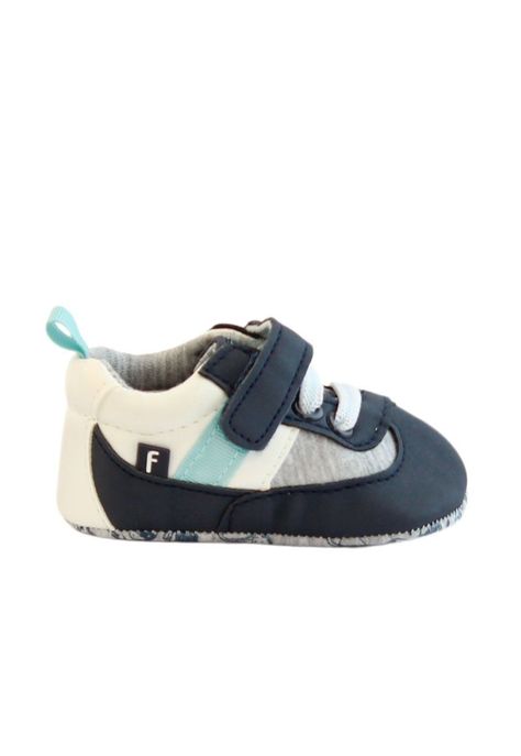 Zapatilla urbana velcro elástico newborn niño 819-3