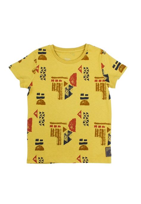 Polera kids niño estampada earth 232-0
