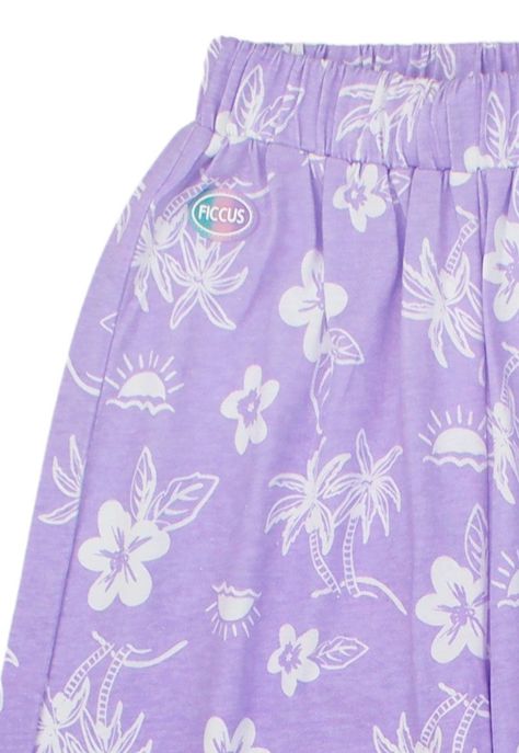 Pantalón kids niña palazzo estampado malibu 303b-2