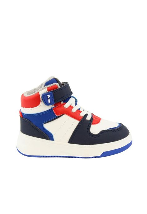 Zapatilla urbana caña velcro elástico kids niño 865-0