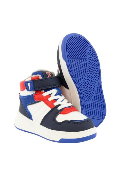 Zapatilla urbana caña velcro elástico kids niño 865-3