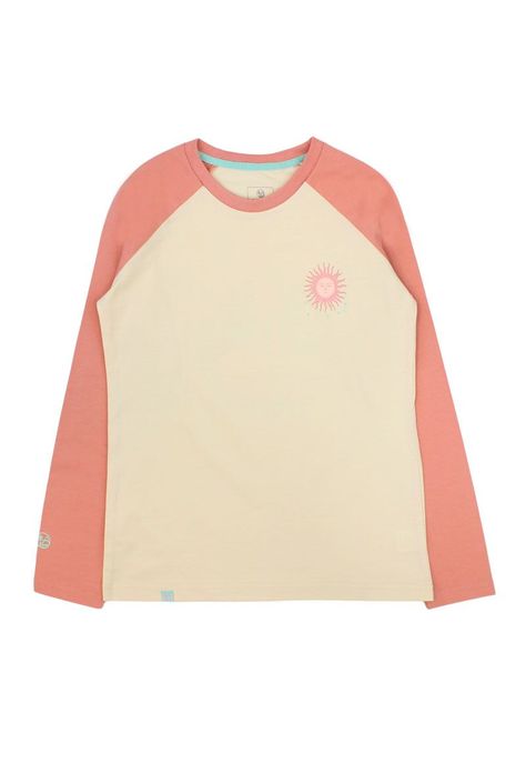 Polera niña manga  raglan ficcustex 557-0