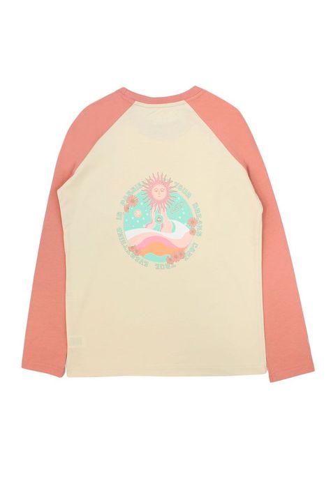Polera niña manga  raglan ficcustex 557-1