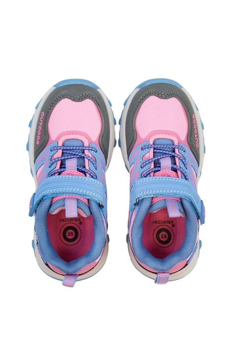 Zapatilla ficcustex velcro baja elástico kids niña 857-2