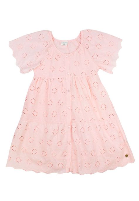 Vestido kids niña broderie earth 318-0