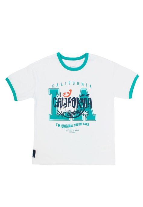Polera kids niño ribetes energy 235b-0