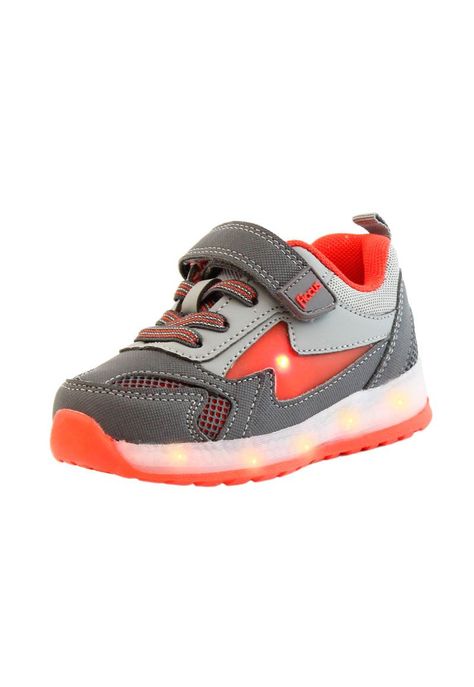 Zapatilla led velcro elástico kids niño  945-1