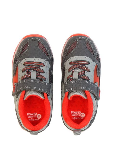 Zapatilla led velcro elástico kids niño  945-2